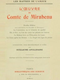 Title: L'oeuvre du comte de Mirabeau (Illustrated), Author: Honoré-Gabriel Riqueti Mirabeau