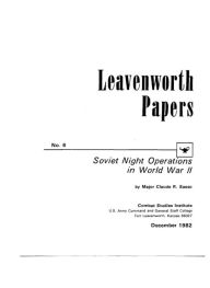 Title: Soviet Night Operations in World War II, Author: Claude Sasso