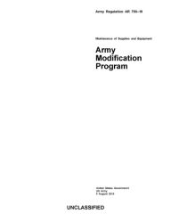 Title: Army Regulation AR 750-10 Army Modification Program 5 August 2013, Author: United States Government US Army