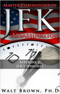 Title: Master Chronology of JFK Assassination Appendix I: JFK's Speeches, Author: Walt Brown Ph.D.