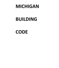 Title: Michigan Building Code, Author: State of Michigan