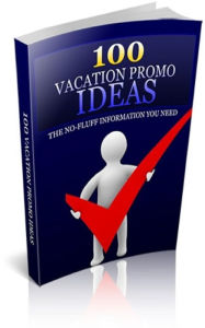 Title: 100 Vacation Promo Ideas, Author: Jimmy Cai