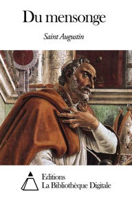 Title: Du mensonge, Author: Saint Augustin