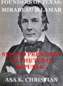 Founders of Texas: Mirabeau Buonaparte Lamar Second President of the Republic (Texas History Tales, #5)