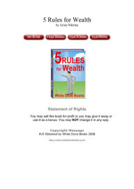 Title: 5 Rules for Wealth, Author: Arina Nikitina