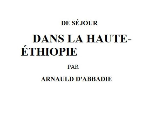 DOUZE ANS DE SÉJOUR DANS LA HAUTE-ÉTHIOPIE