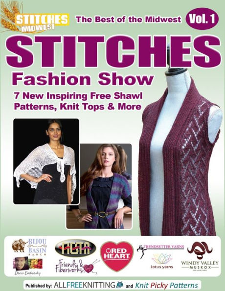 The Best of the Midwest Stitches Fashion Show: 7 New Inspiring Free Shawl Patterns, Knit Tops & More