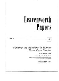 Title: Fighting the Russians in Winter: Three Case Studies, Author: Allen Chew