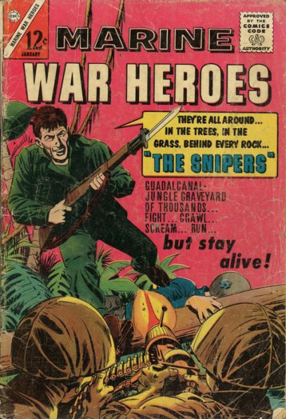 Marine War Heroes Number 6 War Comic Book