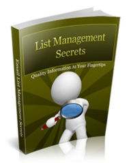 Title: Email List Management Secrets, Author: Doherty