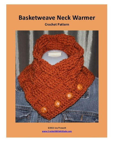 Basket Weave Neck Warmer Crochet Pattern