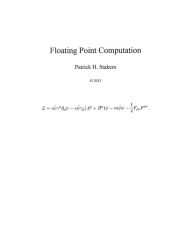 Title: Floating Point Computation, Author: Patrick Stakem