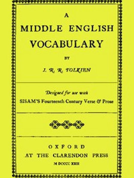 A Middle English Vocabulary