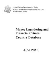 Title: Money Laundering and Financial Crimes Country Database, Author: United States Department of State