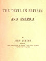 The Devil in Britain and America