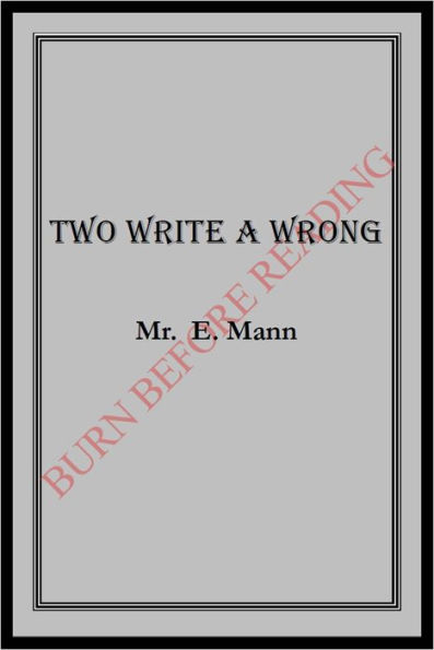 Two Write a Wrong