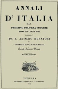 Title: Annali d'Italia, vol. 2, Author: Ludovico Antonio Muratori
