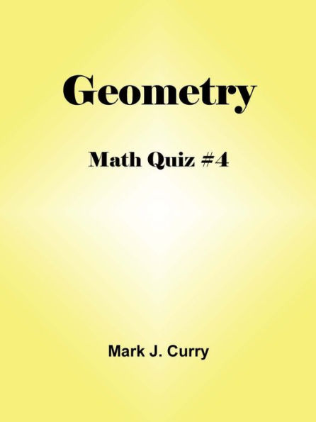 Math Quiz #4: Geometry