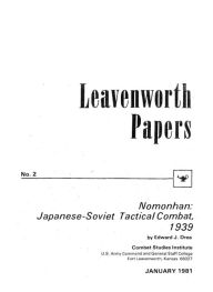 Title: Nomonhan: Japanese-Soviet Tactical Combat, 1939, Author: Edward Drea