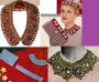 Vintage Jeweled and Fancy Crochet Collar Patterns – Perfect Crocheted Gifts