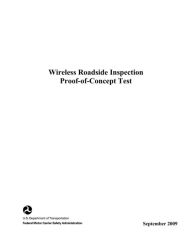 Title: Wireless Roadside Inspection Proof-of-Concept Test, Author: U.S. Department of Transportation