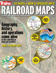Title: Trains Railroad Maps, Author: Kalmbach Publishing