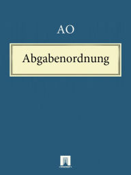Title: Abgabenordnung - AO, Author: Deutschland