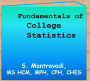 Fundamentals of Statistics for College Students