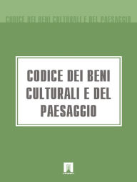 Title: Codice dei beni culturali e del paesaggio, Author: Italia