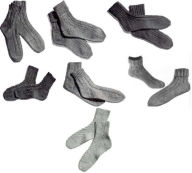 Title: Modèles à tricoter pour chaussettes de cheville à l'aide de seulement 2 aiguilles, Author: Unknown