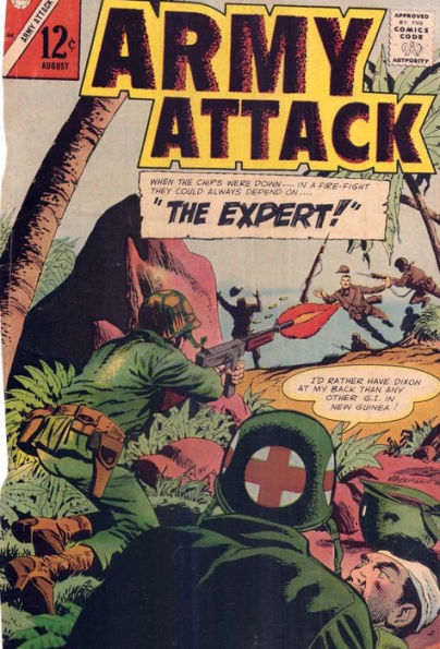 Army Attack Number 44 War Comic Book