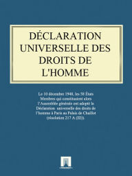 Title: Déclaration universelle des droits de l'Homme, Author: Nations unies