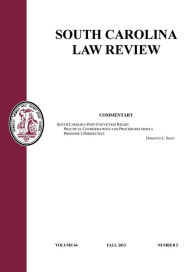 Title: South Carolina Post-Conviction Relief: Practical Considerations and Procedures from a Prisoner’s Perspective, Author: Demetrio Sears