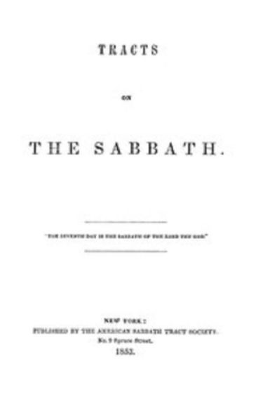 Tracts on the Sabbath