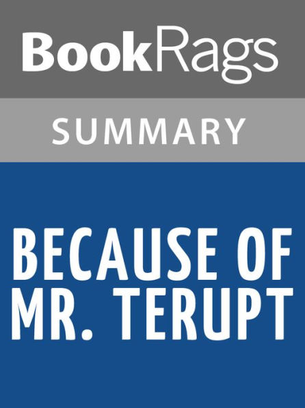 Because of Mr. Terupt by Rob Buyea l Summary & Study Guide