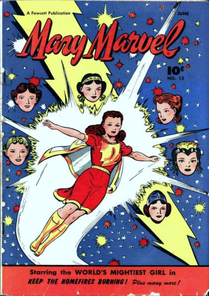 Mary Marvel Number 13 Super-Hero Comic Book