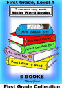 I Can Read Easy Words: Sight Word Books: 5 Books (First Grade; Level 1) Early Reader: Begining Reader: First Grade Reader