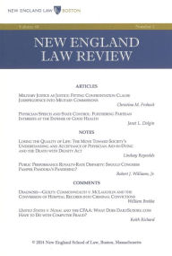 Title: New England Law Review: Volume 48, Number 2 - Winter 2014, Author: New England Law Review