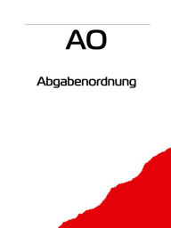 Title: Abgabenordnung - AO, Author: Deutschland