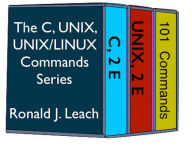 Title: The C, UNIX, and UNIX/Linux Commands Series, Author: Ronald J. Leach