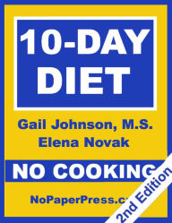 Title: 10-Day No-Cooking Diet, Author: Gail Johnson