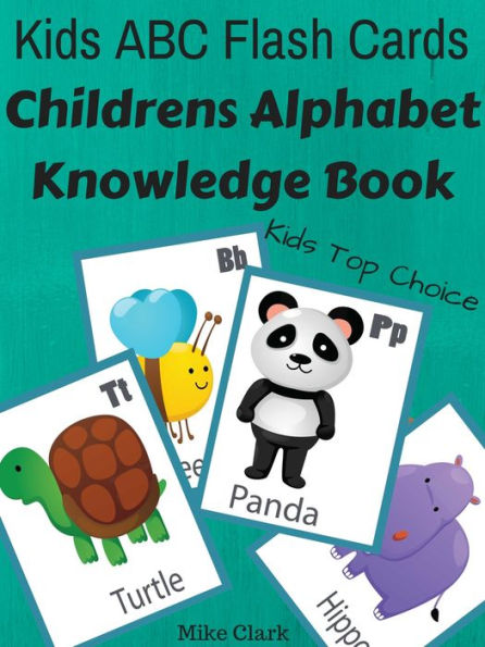 Kids ABC Flash Cards Children Alphabet Book