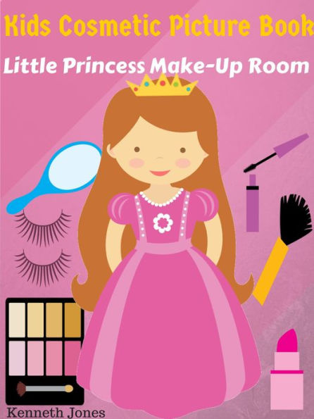 Kids Cosmetic Picture Book Little Princess Make Up Room