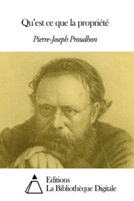Title: Qu, Author: Pierre-Joseph Proudhon