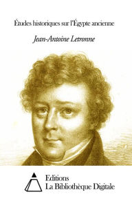 Title: Études historiques sur ll, Author: Jean Antoine Letronne