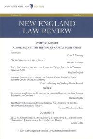 Title: New England Law Review: Volume 48, Number 4 - Summer 2014, Author: New England Law Review