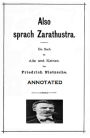 Thus Spake Zarathustra: A Book for All and None (Annotated)