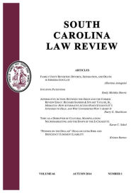 Title: Family Unity Revisited: Divorce, Separation, and Death in Immigration Law, Author: SCLR Technology Editor