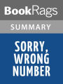 Sorry, Wrong Number by Lucille Fletcher l Summary & Study Guide