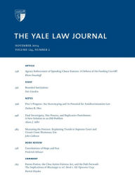 Title: Yale Law Journal: Volume 124, Number 2 - November 2014, Author: Yale Law Journal